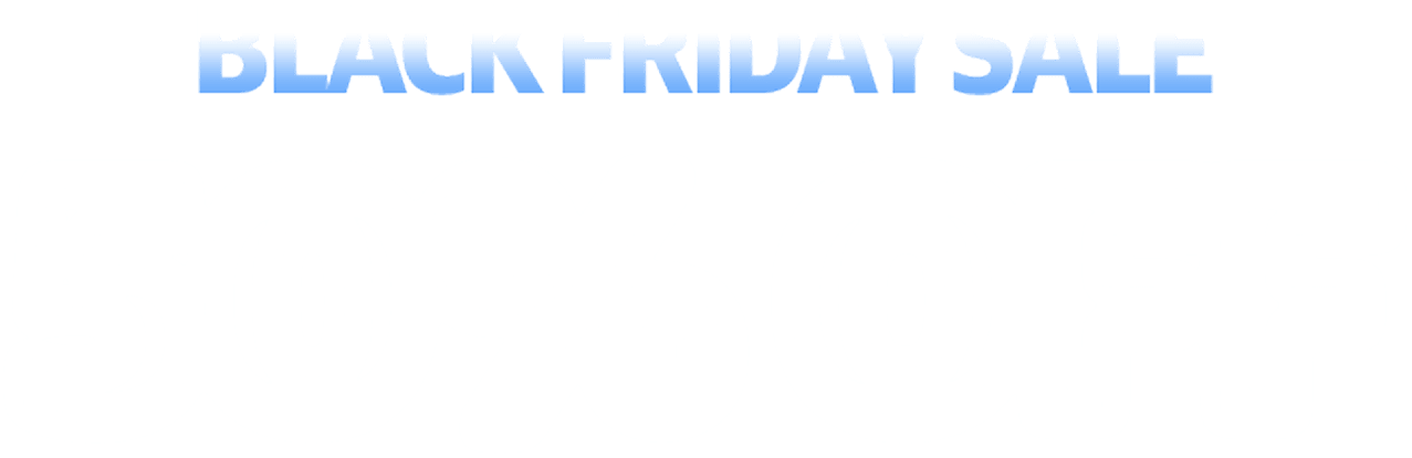 black friday sale 50% off